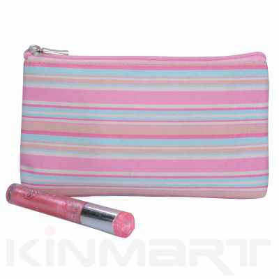 Striped Cosmetic Brush Bag Personalised